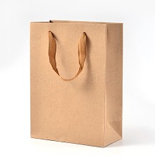Rectangle Kraft Paper Bags AJEW-L048C-02