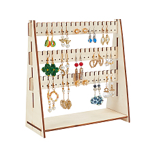 3-Tier Wood Earring Display Stands EDIS-WH0029-79