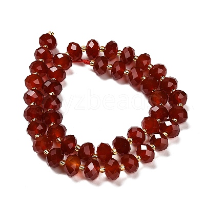 Natural Carnelian Beads Strands G-P573-A65-10x6mm-1