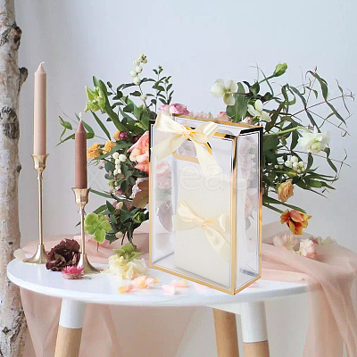 12Pcs Rectangle Plastic Gift Bags ABAG-SP0001-07D-1