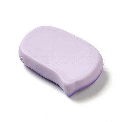 Opaque Resin Cabochons RESI-F049-01E-1