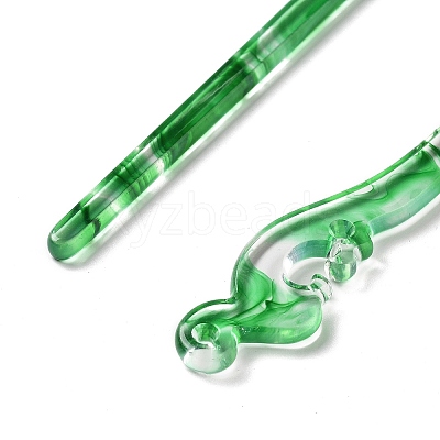Opaque Acrylic Hair Sticks OHAR-C011-01A-01-1