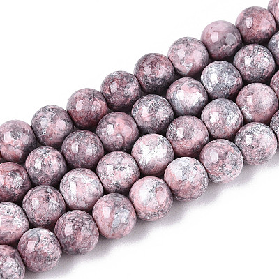 Baking Paint Glass Beads Strands DGLA-N016-8mm-03-1