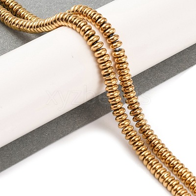 Electroplated Synthetic Non-magnetic Hematite Beads Strands G-H027-D01-01-1