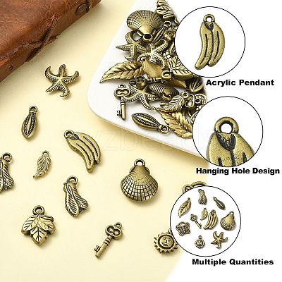 Acrylic Pendants OACR-CJC0016-08-1
