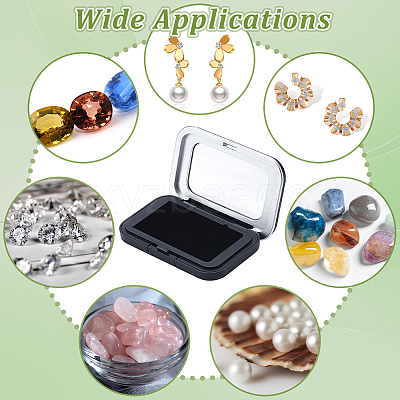 ABS Plastic Loose Diamond Storage Boxes with Visible Window Lid AJEW-WH0609-746A-01-1
