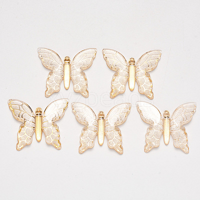 Transparent Acrylic Pendants X-TACR-R140-06D-1