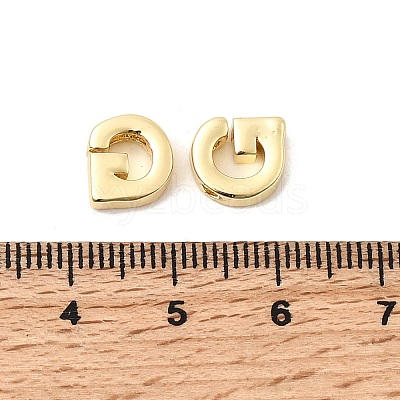 Brass Charms ZIRC-I037-01G-G-1-1