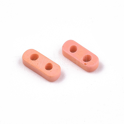 FGB 2-Hole Glass Seed Beads SEED-S031-S-SQ50FR-1
