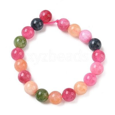 Dyed Natural Malaysia Jade Beads Strands G-G021-02C-26-1