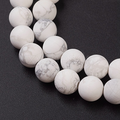 Natural Howlite Beads Strands X-G-G770-06-1