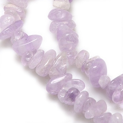 Natural Lavender Amethyst Beads Strands X-G-P035-12-1
