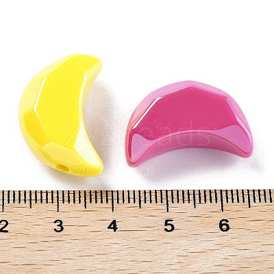 Opaque Acrylic Beads OACR-Z017-04B-1