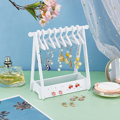 1 Set Coat Hanger Removable Acrylic Earring Displays EDIS-PH0001-92-1