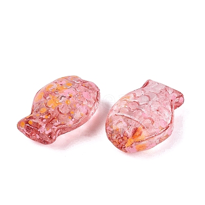 Picasso Transparent Glass Beads SEED-Q039-03B-1