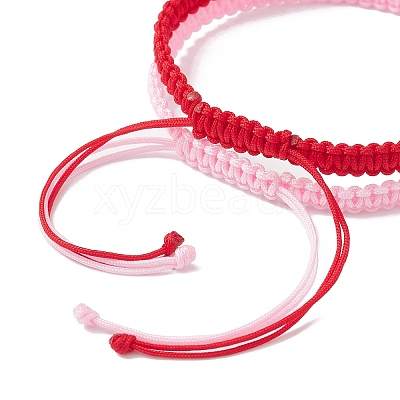 2Pcs 2 Colors Braided Nylon Thread BJEW-JB09769-1