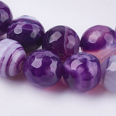 Natural Madagascar Agate Beads Strands G-N213B-61-1