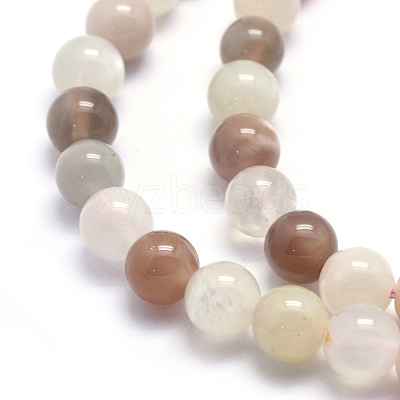Natural Sunstone Beads Strands G-K224-02-6mm-1