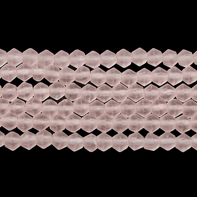 Imitate Austrian Crystal Frosted Glass Beads Strands EGLA-A039-T6mm-MD26-1