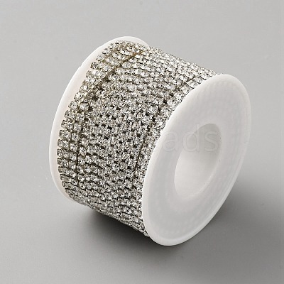 Alloy Rhinestone Cup Chains RB-WH0005-20-1