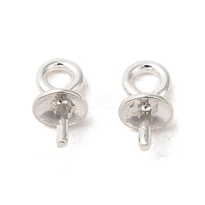 925 Sterling Silver Pendant Bails STER-E050-08S-D-1