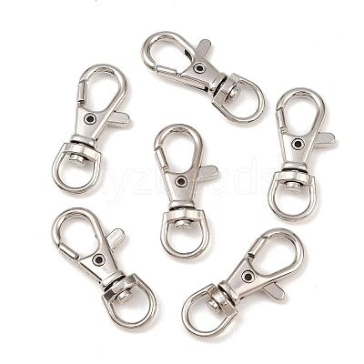 Alloy Swivel Lobster Claw Clasps E547Y-1