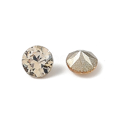 Glass Rhinestone Cabochons GLAA-A018-4mm-001GS-1