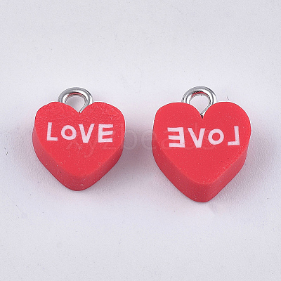 Handmade Polymer Clay Charms LS-X-CLAY-S091-92-1