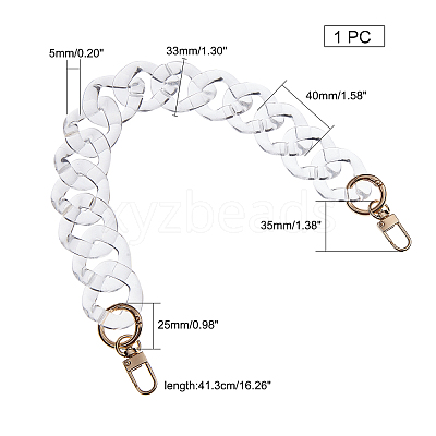 Resin Bag Handles FIND-WH0068-33-1