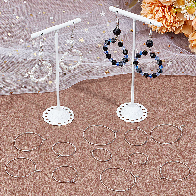 160Pcs 4 Style Brass Wine Glass Charm Rings KK-SP0001-33P-1