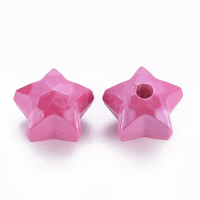 Pearlized Opaque Acrylic Beads MACR-S373-42I-1
