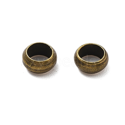 Brass Crimp Beads KK-S509-01AB-02-1