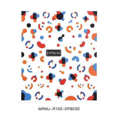 Summer Nail Decals Stickers MRMJ-R102-DP8030-1