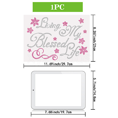 Glass Hotfix Rhinestone DIY-WH0303-315-1
