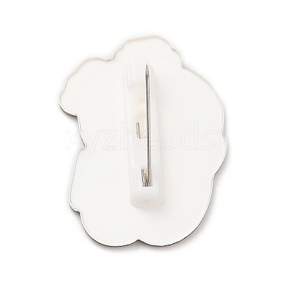 Cartoon Style Acrylic Brooches JEWB-P018-02I-1