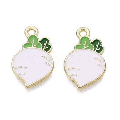 Alloy Enamel Pendants ENAM-Q003-17G-1