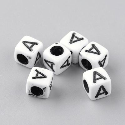 Opaque Acrylic Beads SACR-Q188-02A-1