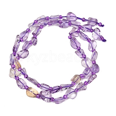 Natural Ametrine Beads Strands GG-CBA3A44-C03-01-1