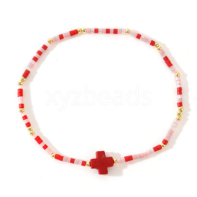 Bohemian Style Glass Seed Beads Stretch Bracelets LD4628-2-1