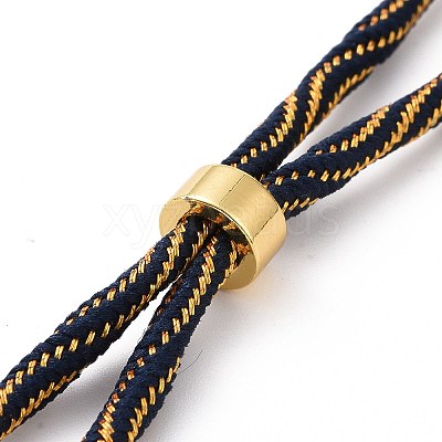 Nylon Cord Silder Bracelets LS-MAK-C003-03G-25-1