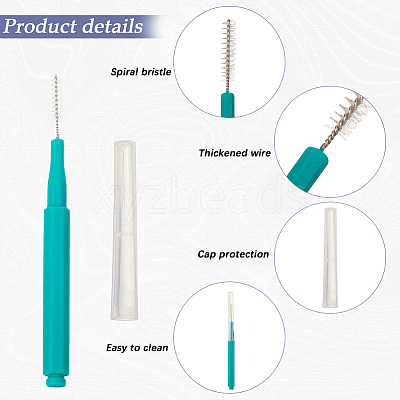 Plastic Cleaning Brushes AJEW-WH20020-195J-1