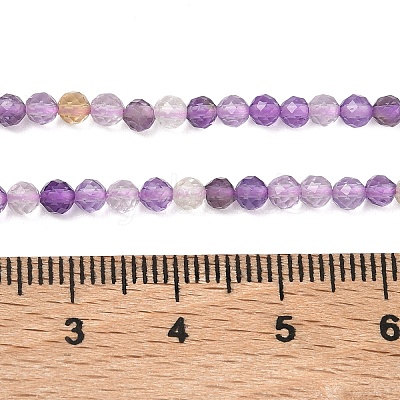 Natural Ametrine Beads Strands G-K407-A01-3mm-1