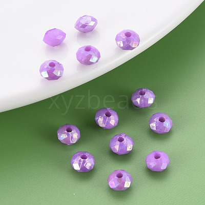 Opaque Acrylic Beads MACR-Q239-018C-06-1