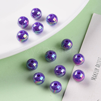 Opaque Acrylic Beads MACR-S370-D8mm-31-1