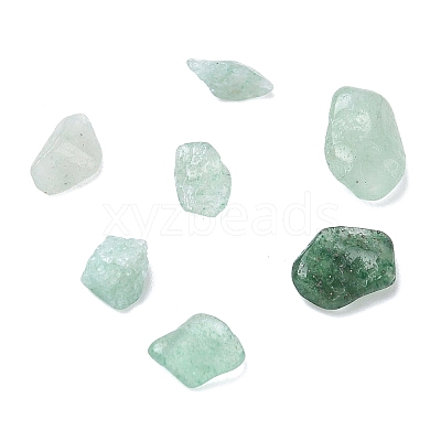 Natural Green Aventurine Chip Beads G-O103-02-1
