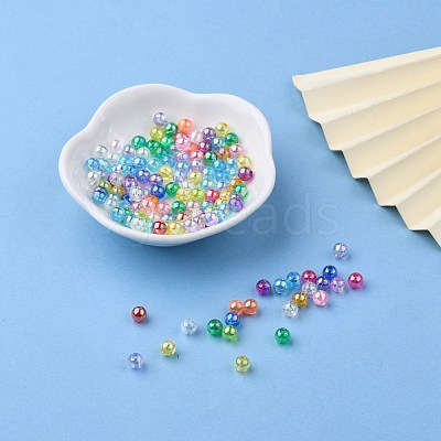 Eco-Friendly Transparent Acrylic Beads PL732M-1