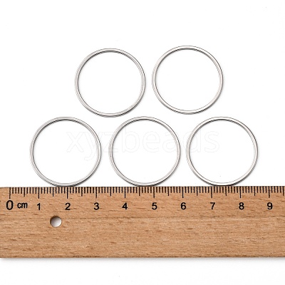 Tarnish Resistant 304 Stainless Steel Linking Ring STAS-T047-15A-1