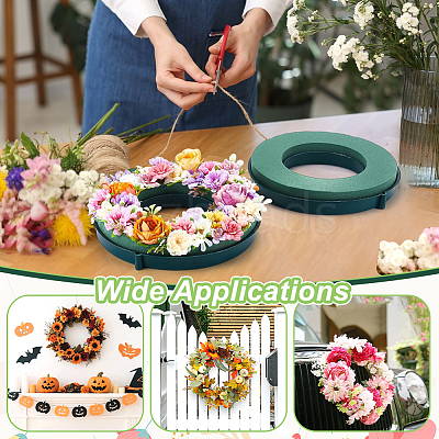 5Pcs Resin Foam Mud Block Ring AJEW-WA0003-20-1