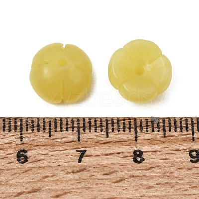 Natural Lemon Jade Carved Beads GG-CBA36AE-02-1
