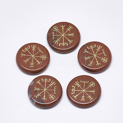 Natural Red Jasper Cabochons G-T122-39J-1